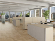 Kancelářské nábytkové, příčkové a regálové systémy